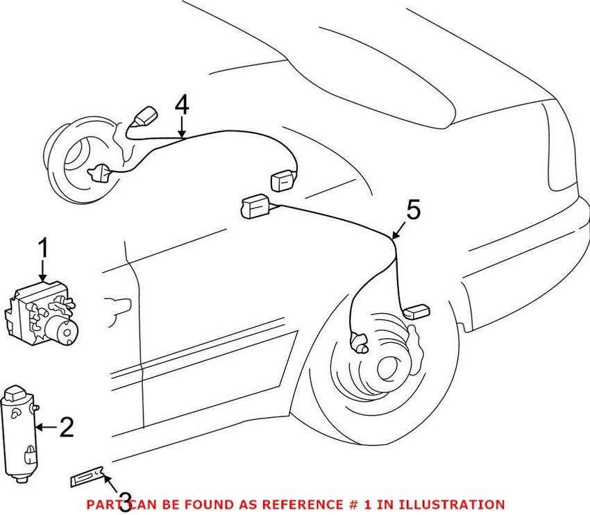 Mercedes Brake Booster (Hydraulic Unit) 0034314212